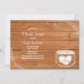 Rustisch Vrijgezellenfeest voor houtsproeikraan Kaart (Voorkant)