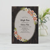 Rustisch Vrijgezellenfeest voor landhout — Hele th Kaart (Staand voorkant)