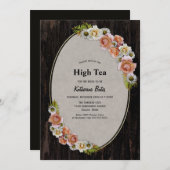 Rustisch Vrijgezellenfeest voor landhout — Hele th Kaart (Voorkant / Achterkant)