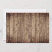 Rustisch Vrijgezellenfeest wijnloop Kaart (Achterkant)