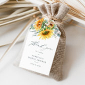 Rustisch Vrijgezellenfeest Zonnebloem Hartelijk da Cadeaulabel