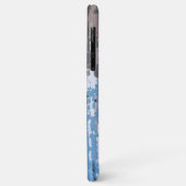 Rustisch Weathered/ Bruin Blauw Case-Mate iPhone Case (Achterkant/links)