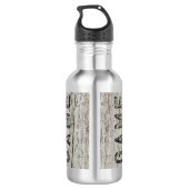 Rustisch Weathered Wood Game Waterfles (Achterkant)