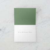 Rustisch Western Bedankkaart (Binnen)