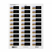 Rustisch Western Boerderij Primitief Rode Barn Etiket (Full Sheet)