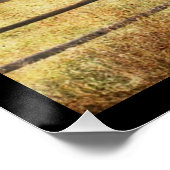 Rustisch Western Boerderij Primitief Rode Barn Poster (Hoek)