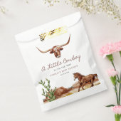 Rustisch Western Cowboy Baby shower Bedankzakje (Gezegeld)
