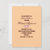 Rustisch western cowboy-vrijgezellenfeest kaart (Achterkant)