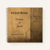 Rustisch  Western Guest Book op Landbarn Barn Notitieboek (Voorkant)