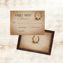 Rustisch Western Hoefijzer en zonnebloemen