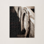 Rustisch western Hoefijzer Legpuzzel (Verticaal)