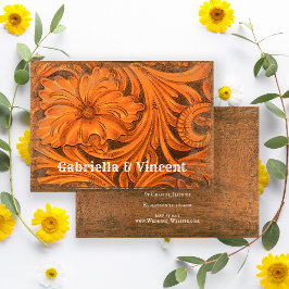 Rustisch Western huwelijk land met een ventilator Kaart