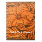 Rustisch Western huwelijk land met een ventilator Notitieboek (Voorkant)