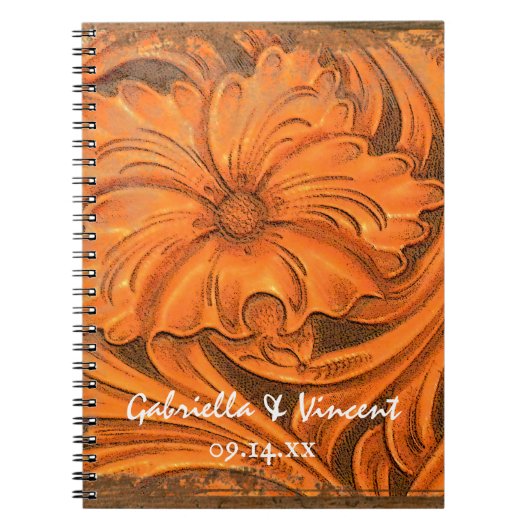 Rustisch Western huwelijk land met een ventilator Notitieboek (Voorkant)