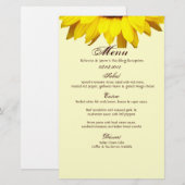 Rustisch Western land Burlap Sunflower Wedding (Voorkant / Achterkant)
