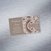 rustisch western land - kanaalschuur - hout visitekaartje magneet (Voorbeeld)