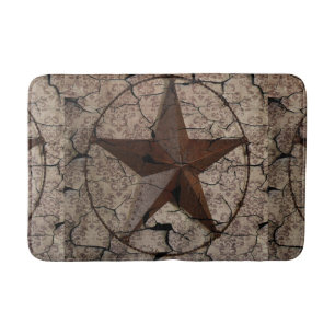 Rustisch Western land Primitief Texas Star Badmat