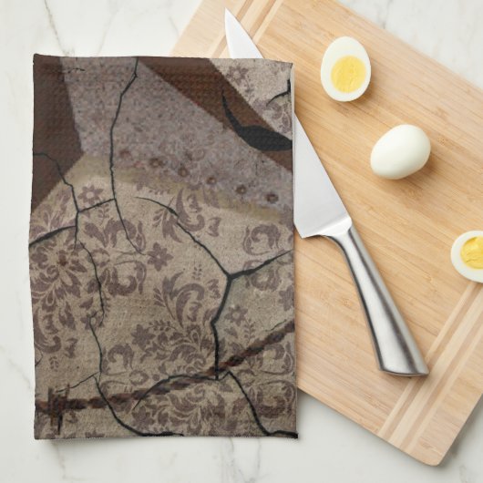 Rustisch Western land Primitief Texas Star Theedoek (Quarter Fold)