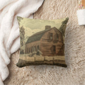 Rustisch Western landenboerderij Chic Red Barn Kussen (Deken)