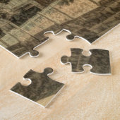 Rustisch Western landenboerderij Chic Red Barn Legpuzzel (Zijkant)