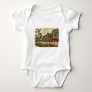 Rustisch Western landenboerderij Chic Red Barn Romper