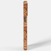 Rustisch western landleder paardenpaard Case-Mate iPhone case (Achterkant / Rechts)