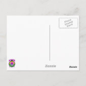 Rustisch Western PatroonBriefkaart Briefkaart (Achterkant)