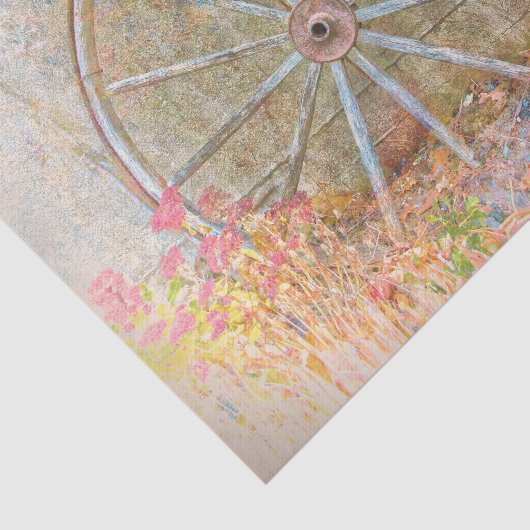 Rustisch Western  wagon Tissuepapier (Detail)