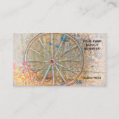 Rustisch Western wagon Visitekaartje (Voorkant)