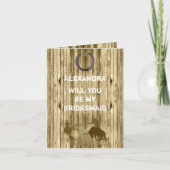 Rustisch western wild Westen, zal je mijn bruidsme (Voorkant)