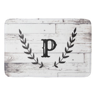 Rustisch White Wood Shabby Chic Laurel Land Badmat