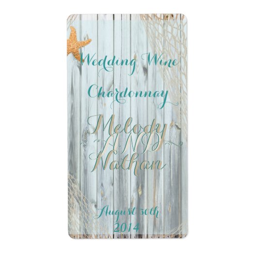 Rustisch winkelwennlabel etiket (Voorkant)