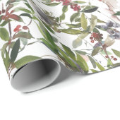 Rustisch wintervakantiewerkpapier cadeaupapier (Rol Hoek)