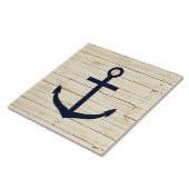 Rustisch wit hout met Anchor Tegeltje (Zijkant)