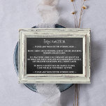 Rustisch wit Lijst en Chalkboard Wedding Collectie Informatiekaartje<br><div class="desc">Het rustieke witte lijst & krijtbord bruiloft collectie is eenvoudig maar toch elegant en een prachtig ontwerp met een prachtig wit rustiek foto lijst op een krijtbord effect achtergrond, wat perfect is voor elke rustieke bruiloft. Deze insert kaarten kunnen worden gepersonaliseerd voor uw speciale gelegenheid en zou de perfecte detail,...</div>