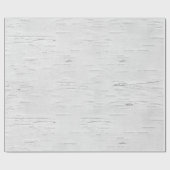 Rustisch wit ontwerp cadeaupapier (Vlak)