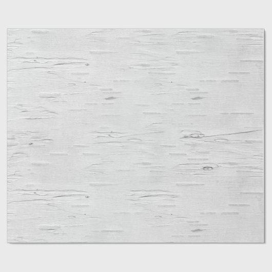 Rustisch wit ontwerp cadeaupapier (Vlak)