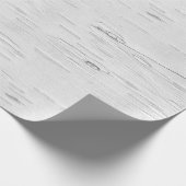 Rustisch wit ontwerp cadeaupapier (Hoek)