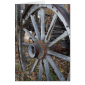 Rustisch Wooden Wagon Wheel (Voorkant)