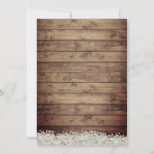 Rustisch Zonnebloem Lantaarns Vrijgezellenfeest Kaart (Achterkant)