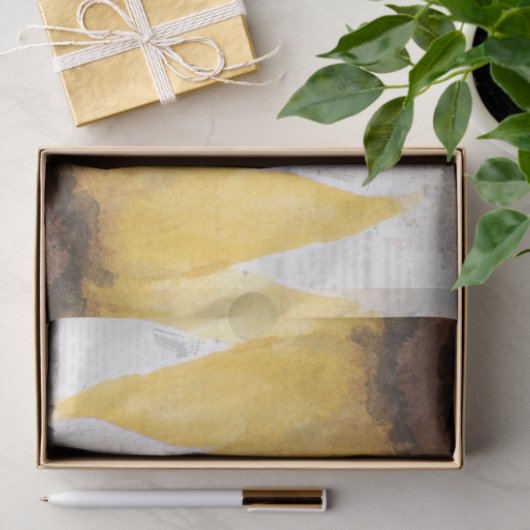 Rustisch zonnebloempje — Plattelandsbloemenpapier Tissuepapier (Geschenk)