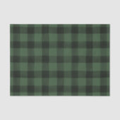 Rustisch zwart en groen buffel plakpapier tissuepapier (Voorkant)