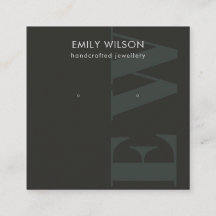 Rustisch zwart-gebold monogram tonerscherm