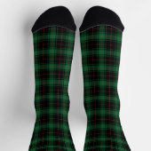 Rustisch zwart-groen rood tartan-patroon sokken (Top)