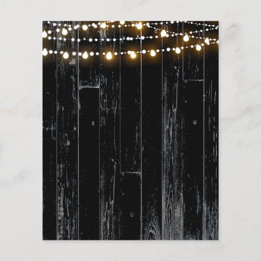 Rustisch zwart hout en licht 4 Foto opslaan Datum (Achterkant)