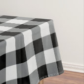 Rustisch zwart-wit buffelpatroon controleren tafelkleed (Voorbeeld)