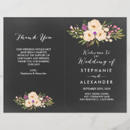 Rustische Anemones Chalkboard