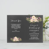 Rustische Anemones Chalkboard (Staand voorkant)