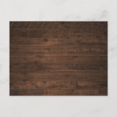 Rustische Baby is het brouwen van Baby shower Briefkaart (Achterkant)