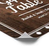 Rustische Baby is het Teken van de Cadeaulijst van Poster (Hoek)